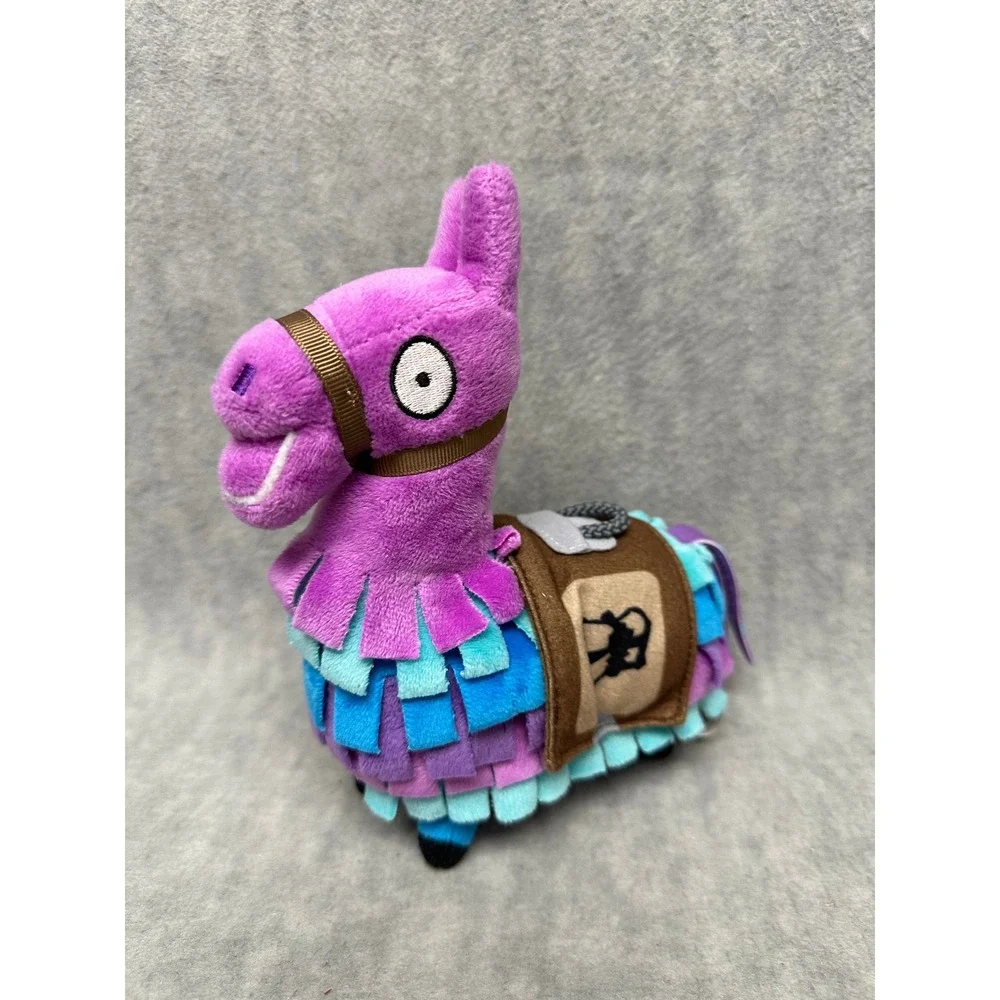 Fortnite Loot Llama Plush 8 Inch‎ Stuffed Animal Toy Purple Teal Blue 2018 Epic